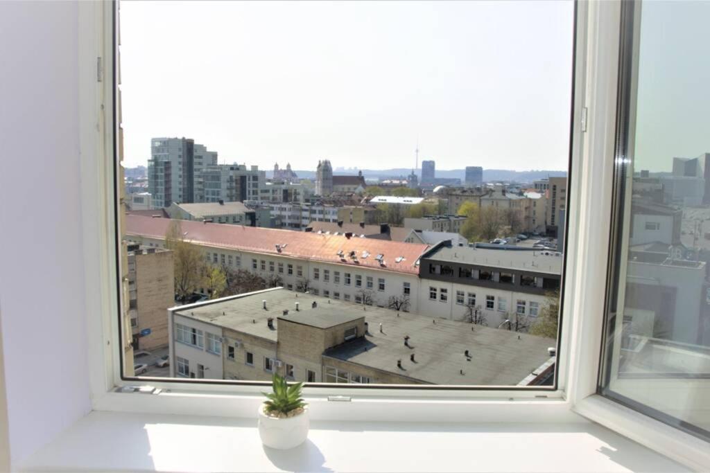 9Th Floor Amazing View Central Studio Apartment Вільнюс Екстер'єр фото